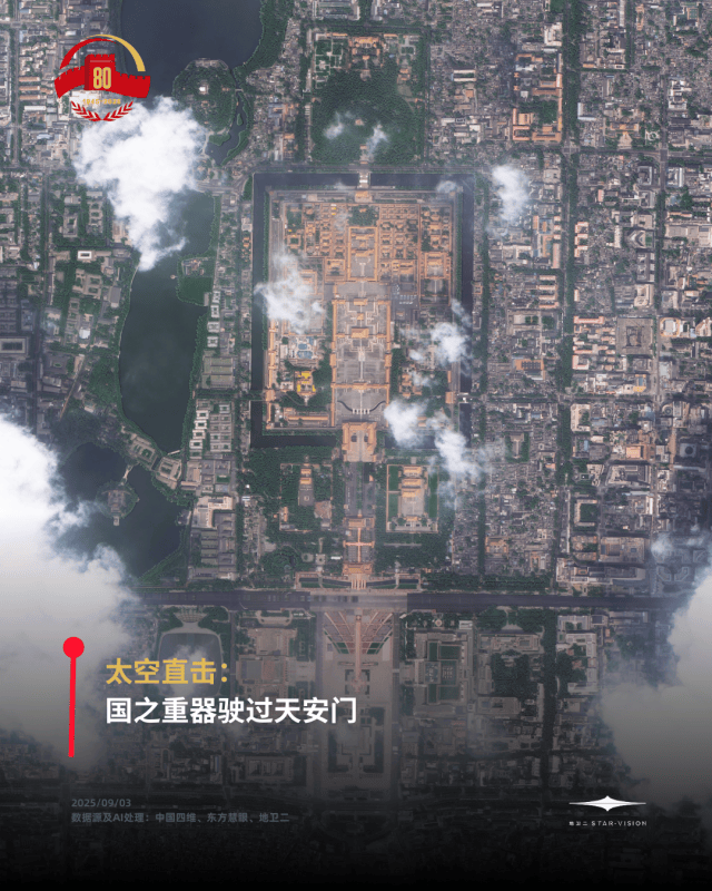 震撼<strong></p>
<p>thekey币</strong>！从500公里外的太空看阅兵现场的国之重器