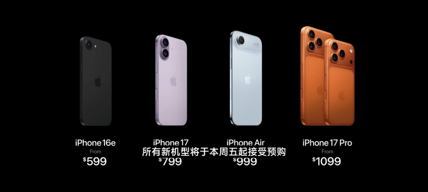 5999元起<strong></p>
<p>万年币</strong>，最贵17999元！苹果重大发布！库克：空前飞跃