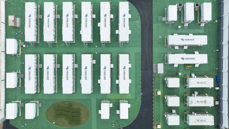 单次可储存5万度电<strong></p>
<p>国产币</strong>！广西一钠离子电池储能电站再扩容