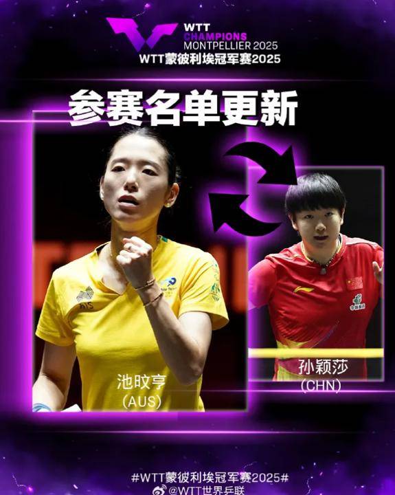 突发<strong></p>
<p>币龄</strong>！王楚钦、林诗栋、梁靖崑、孙颖莎、王曼昱退赛