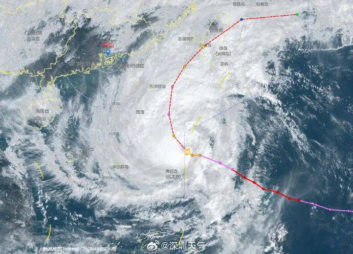 刚刚<strong></p>
<p>瑞亚币</strong>！深圳发布台风预警信号！部分列车停运